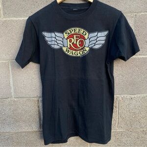 Vintage Reo Speedwagon Shirt Black Small Single stitch 80s